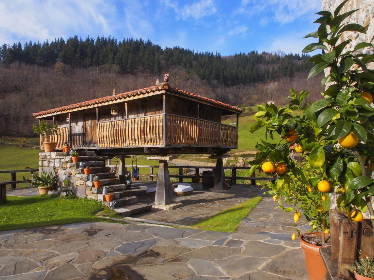 Casona De El Castaniu Hotel Serrapio Bagian luar foto